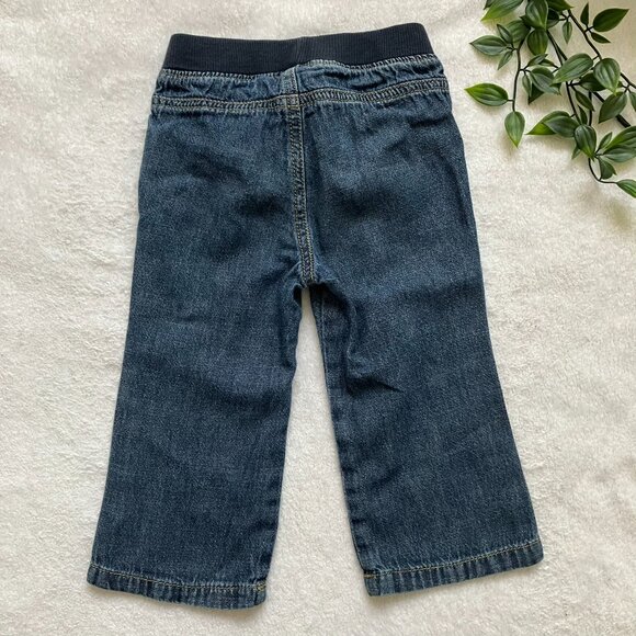 Est. 1989 12-18M Blue Denim Jeans 100% Cotton EUC Baby Neutral - Picture 8 of 12
